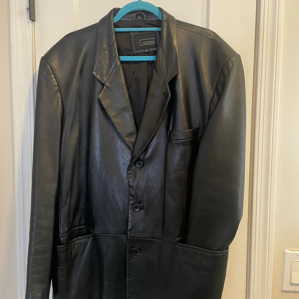 Cezani Black and Blue Blazer